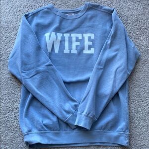 Wife Comfort Colors Crewneck - L